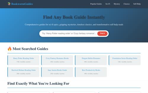 BookwormGuides